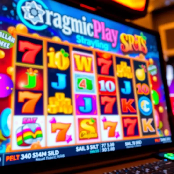 Colorful Pragmatic Play slot game interface with vibrant symbols and engaging design