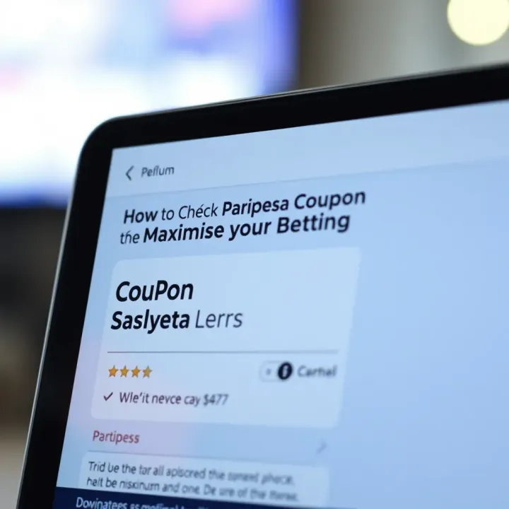 Detailed view of a Paripesa coupon displayed on a digital device screen