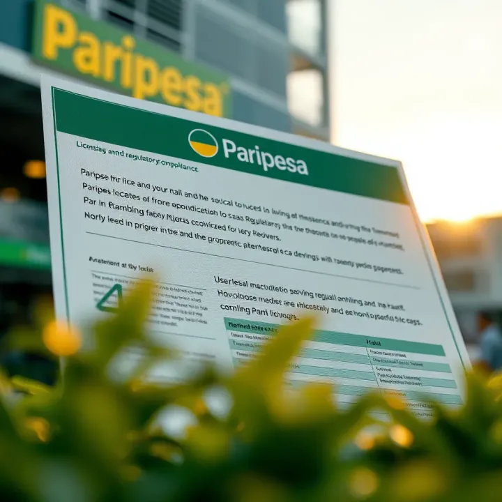 Visual representation of the legal licensing framework governing Paripesa's operations in Nigeria