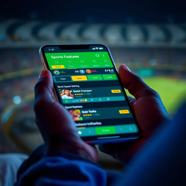 Mobile device displaying sports betting options available on Paripesa platform