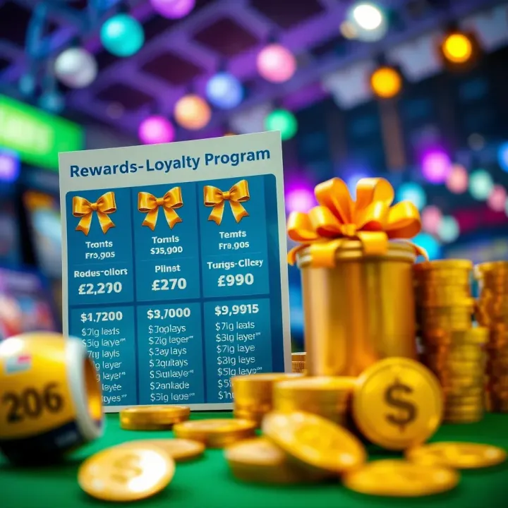 Visual representation of rewards and bonuses available to participants in Paripesa's loyalty scheme