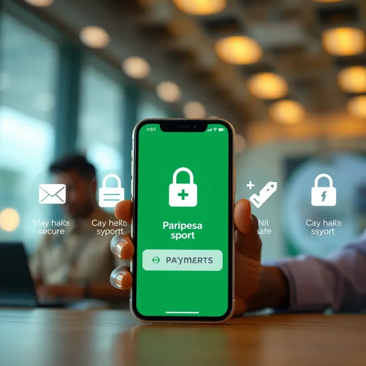 Secure payment icons representing safe transactions for Paripesa Sport users in Nigeria