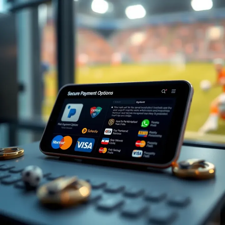 Digital illustration showing secure payment methods available on Paripesa Virtual