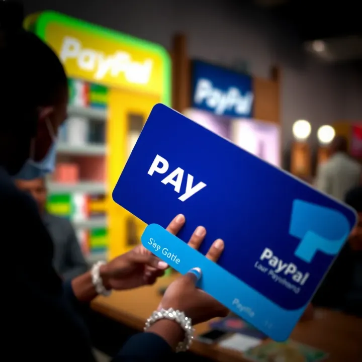 Conceptual graphic illustrating PayPal payment integration challenges and alternatives in Nigerian digital transactions