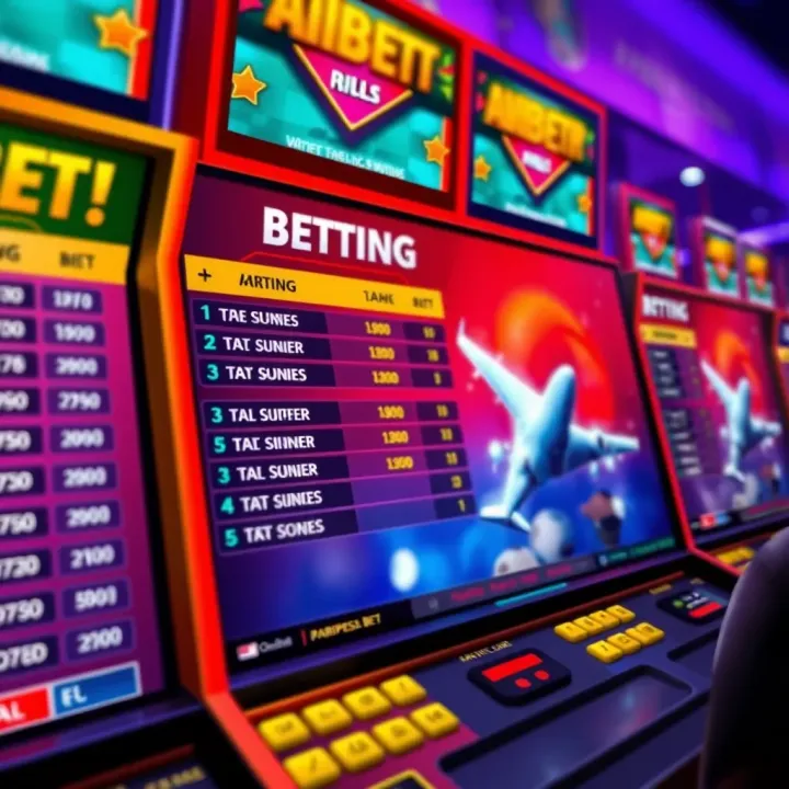 Colorful interface of Paripesa Bet Aviator game showing betting options and flying airplane graphic