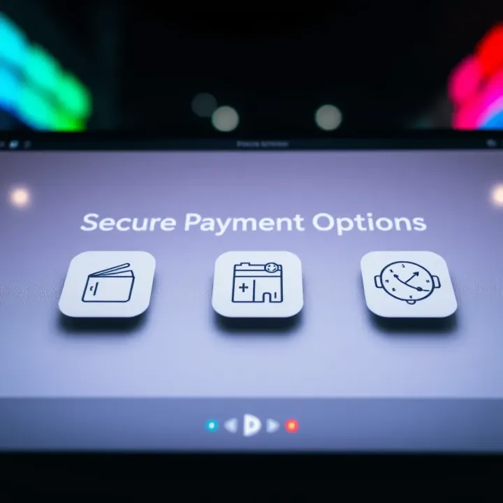Secure payment methods icons representing safe transactions on Paripesa Live in Nigeria