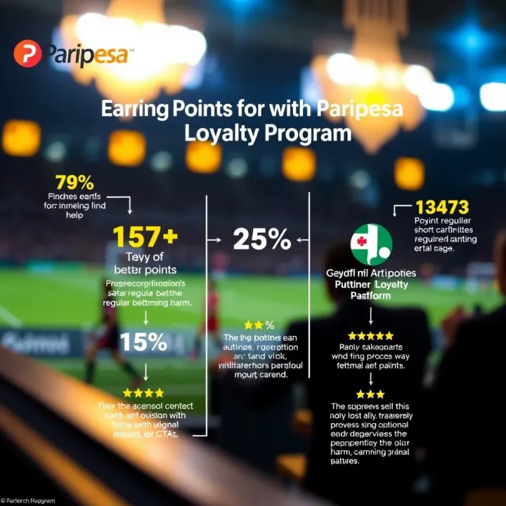 Diagram illustrating how players earn points through regular betting activities on Paripesa platform