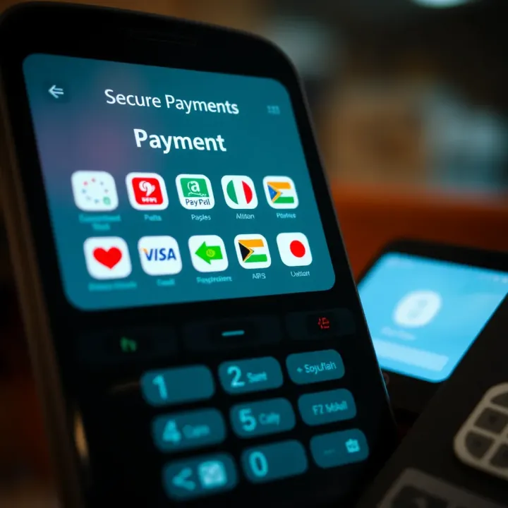 Secure payment options for Paripesa Old Mobile with icons representing different payment methods