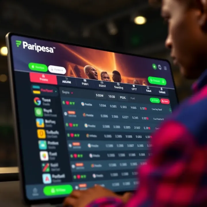 User-friendly online sports betting platform interface showing betting options and odds